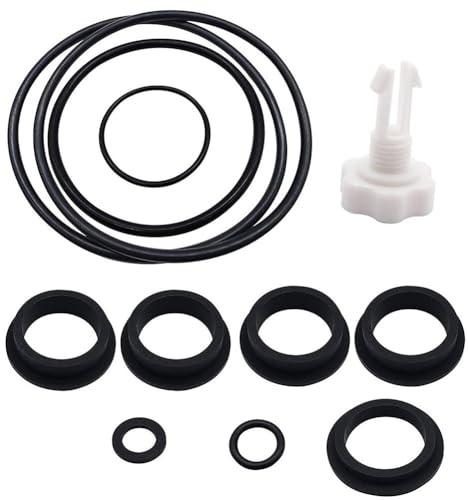 EasyByMall Intex Filtro a Sabbia Pompa Ricambio O-Ring e Valvola di Scarico Aria Set (Modello 25013) - Kit Guarnizioni in Gomma per Sistemi Piscina INTEX