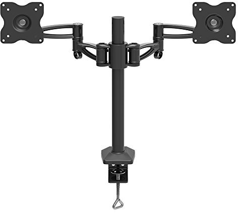 Barkan Monitor Halterung Einarm 13 - 29 Zoll LED/LCD Schreibtisch Bildschirm Halterung,Monitor Tischhalterung neigbar / schwenkbar / höhenverstellbar, Ergonomischer, hält bis 6Kg