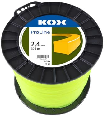 KOX ProLine Freischneidefaden quadratisch 2,4 mm Durchmesser, 305 m Länge