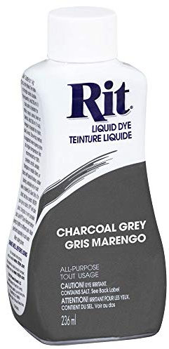 Rit Liquid Fabric Dye Charcoal Grey 236ml
