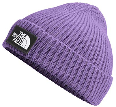 The North Face NF0A3FJXNL41 TNF Logo Box Cuffed Beanie Hat Herren Peak Purple Größe OS