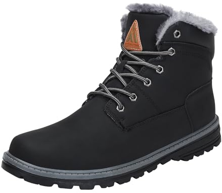 Pastaza Uomo Donna Scarpe da Escursionismo Trekking Inverno Outdoor Impermeabili Stivali da Neve Nero 41