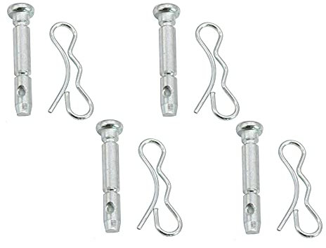 SECURA 4x Scherbolzen 40mm + Splint kompatibel mit WOLF-Garten Select SF 56 31A-32AD650 Schneefräse