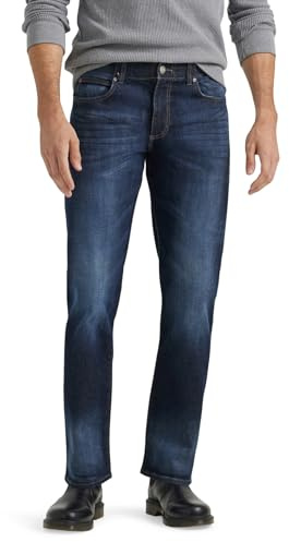 Lee Men's Performance Series Extreme Motion Straight Fit Tapered Leg Jean, Trip, 42W x 29L
