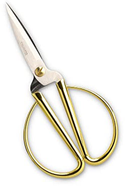 Vintage Bastelschere für Makramee, 19cm, Farbe: gold, zum schneiden von Garn, Wolle, Papier, Karton, Stoff