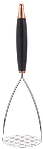 HEMOTON Potato Masher Manual Food Crusher Stainless Steel Kitchen Tool for Making Potato Mash Multi-Function Masher for Home Cooking