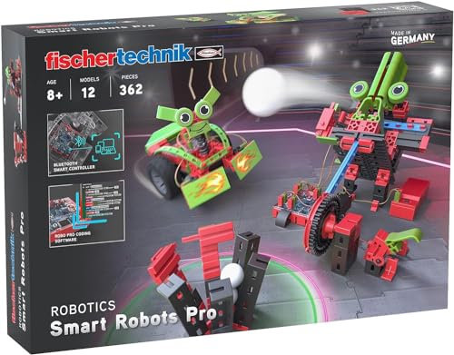 fischertechnik 569021 Smart Robots Pro – Roboter-Bausatz, programmierbare Roboter für Kinder, 12 Modelle, ab 8 Jahren