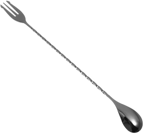 MAGICLULU Cuillère à Mélanger pour Barres Longue 30 Cm Acier Inoxydable 304 Finition Polie Outil De Mélange pour Barman Professionnel Cocktail Et Thé Usage Maison Bar Fête
