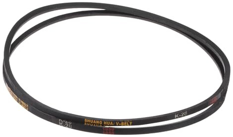 QUARKZMAN 2pz Cinghia a V Sezione V-Belt K 28 Circonferenza Esterna | 0.315 Larghezza, 0.236 Spessore, in Gomma K28, Cinghia di Trasmissione di Potenza Industriale