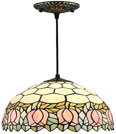 Lámpara colgante de araña de 30 cm, estilo retro europeo, de cristal, para jardín, tulipán, luz de techo esférica, elegantes sombras, luces de jaula de alambre, bar, club, comedor, 12 pulgadas, candel