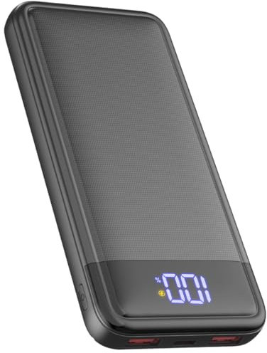 Batterie Externe 13800mAh, Slimmest 22.5W Power Bank,Batterie Portable USB C (Entrée/Sortie) PD3.0 QC4.0 Charge Rapide Chargeur Portable avec Affichage LCD Compatible iPhone etc.(Gris)
