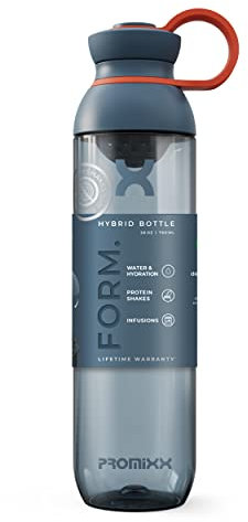 Promixx FORM V2 - Borraccia sportiva di alta qualità, priva di BPA, per fitness, sport e attività all'aperto, borraccia sostenibile con coperchio a tenuta stagna, 760 ml, blu notte