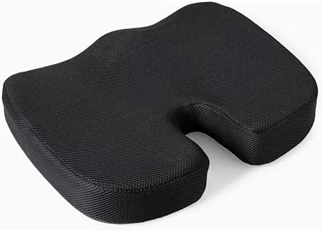 Xania Memory Foam Seat Cushion, Coccyx Pain Relief, Sciatica Relief, Tailbone Pain Relief, Non-Slip Seat Pad for Office Chair, Gaming Chair, Wheelchair, Car Seat