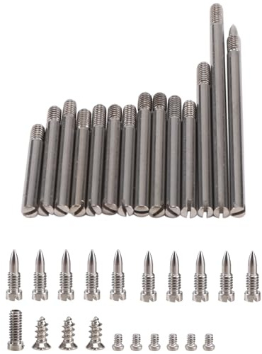 Asuinxurr 34 StüCke/Set Klarinetten Teile Schrauben + Klarinetten Wellen Stangen Kit DIY Werkzeug Blas Instrument ZubehöR