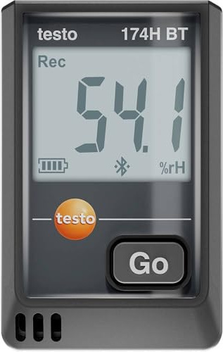 testo 0572 1743 02 174 H BT Temperatur-Datenlogger, Luftfeuchte-Datenlogger -20 bis 70 °C 0 bis 100% rF