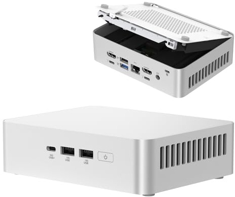 NUC 15 Pro+ Mini PC, Intel Core Ultra 9 285H, 0,7 L, con grafica ad arco, Quad 4K, Wi-Fi 7, Thunderbolt 4, pronto all'uso per ufficio/gioco (96 GB RAM, SSD 4 TB)