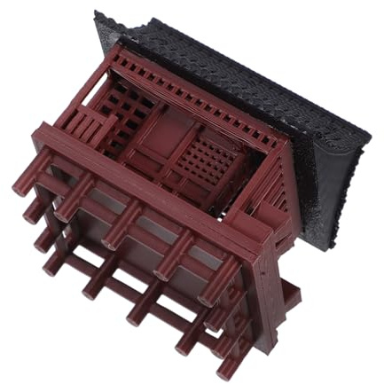 YARNOW Miniatura Pabellón Chino para Decoración Estatua Ligera de Micro Paisaje Asiático para Jardín y Bonsái Adorno Fácil de Colocar para Peceras y Micro