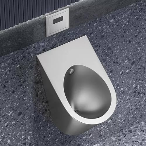 Orinatoio da parete in acciaio inox con sensore per bagno da uomo, orinatoio commerciale per hotel e bar, design moderno per una facile pulizia