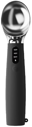 VIFERR Cuillère chauffante électrique pour crème glacée, à usage privé et professionnel, avec trois réglages de température