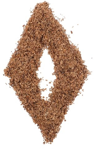 jojofuny Trucioli di Legno di Ciliegio per Barbecue, 1 Sacchetto, Accensione Rapida e Facile da Usare, per Affumicare Carne, Pesce e Cocktail