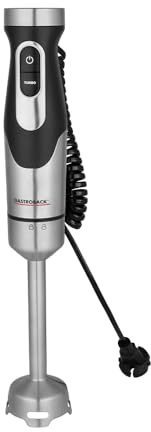 Stabmixer 1500W Edelstahl mit 20 Geschwindigkeitsstufen & Turbo, 1800W Lockpower, Pürierstab mit Spiralkabel bis 1,9m, 4 Klingen Titanbeschichtet, Kupfer DC Motor, 0,7L Mixbecher BPA frei
