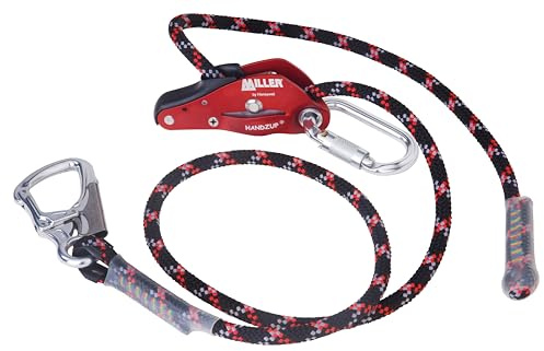 Honeywell 1032240 Miller Handzup Fall-Arrest Kit 5M with 1/4 Tour and Snap Hook