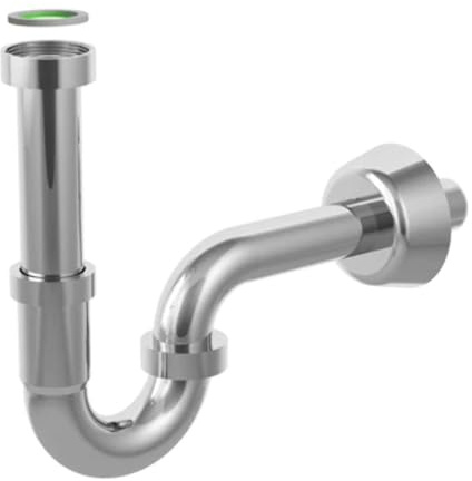 Bonomini SIFONE AD S TUBULAR IN ABS CROMO Scarico Diametro 32x300 mm