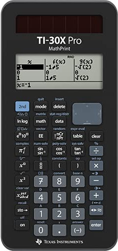 Texas Instruments TI-30X Pro MathPrint Wissenschaftlicher Schulrechner (4-zeilig)