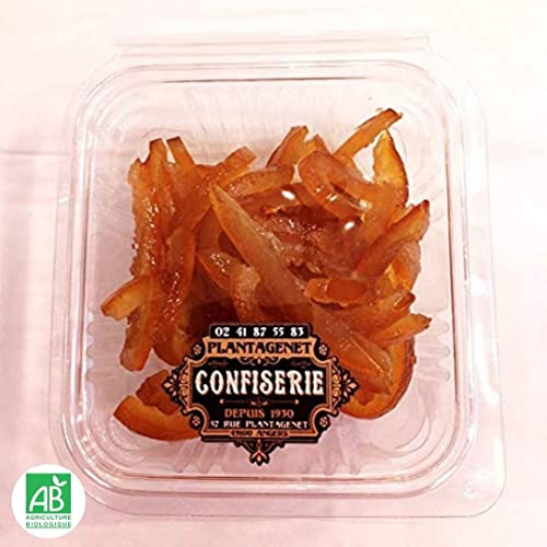 Fettine di scorza d'arancia candite di Sicilia BIO 100 g