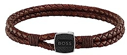 BOSS Jewelry armband für Herren Kollektion SEAL verfügbar aus Schwarz, Braun oder Blau