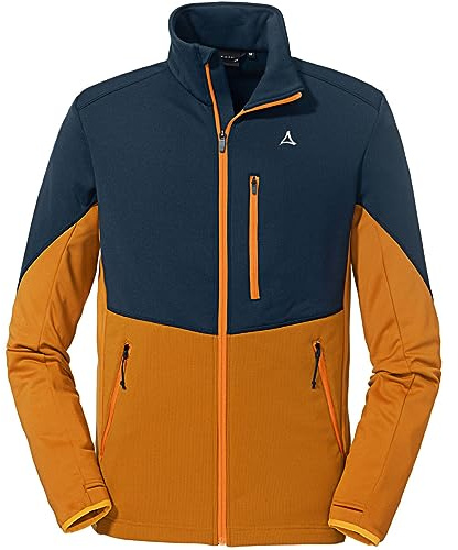 Schöffel Herren Fleece Jacket Lodron M, atmungsaktive Fleecejacke aus 4-Wege-Stretch, Funktionsjacke mit Body-Mapping Technologie und Original ÖSV Logos, navy blazer, 56