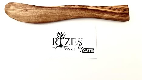 Rizes Buttermesser aus Olivenholz Handmade ca. 20 cm