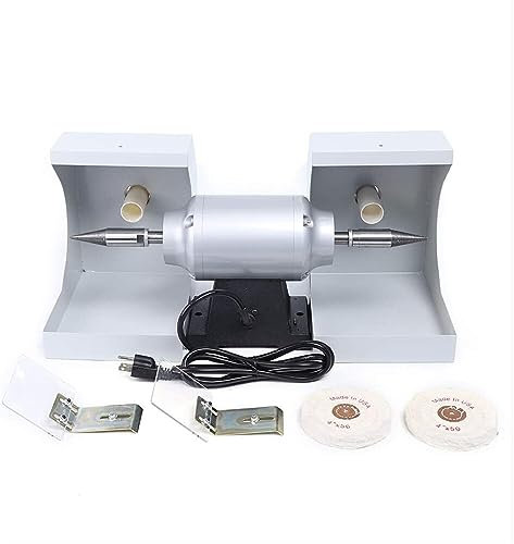 Máquina pulidora y pulidora Máquina Pulidora De 110V Y 550W, Pulidora Superior Doble, Torno De Laboratorio Dental, Amoladora Pulidora, Máquina Pulidora Doble De Laboratorio Eléctrico Para Pulido De Jo