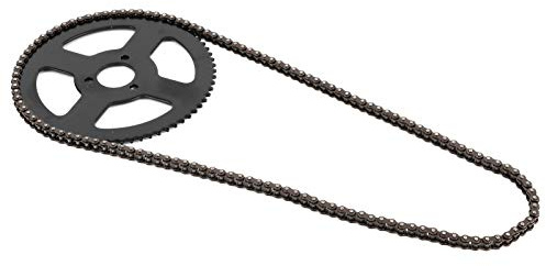 25H Chain 144 Links Sprocket, Universal for Electric Tricycle Mini Moto Pocket Bike ATV Quad, Sturdy and Stable, Easy Installation, Durable, Steel Alloy, for