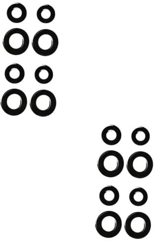 INOOMP 2 Sets Schwarzes Chaiselongue-Seil und Elastisch für Seile für Chaiselongue-zubehör 8 Stück