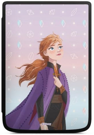 Coque pour liseuse Compatible avec Vivlio Touch HD Plus Etui pour liseuse Protection pour liseuse Disney La Reine des neiges Anna La Reine de Neiges