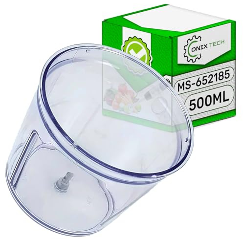 Bol Hachoir du Mixeur Manuel 500 ml MS-652185 pour Moulinex pour Tefal | pour Krups - Garantie de 5 Ans - ONIX TECH
