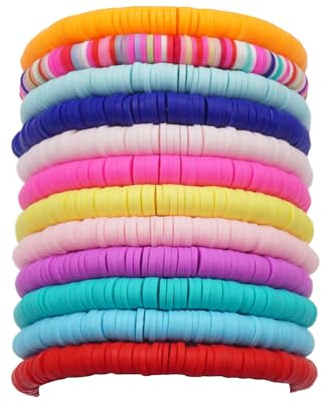 DYLYMX 12 Stück Freundschaftsarmbänder Set Sweet Album Inspiriert Toylor Brief-Armband Böhmisch Konzert Austausch Freundschaftsarmbänder Geschenke für Musik Love Fans