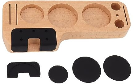 Coffee Tamping Station, Multi Function Espresso Filter Anti-Pressure Bracket Non Slip Tamping Station with Coffee Making mat
