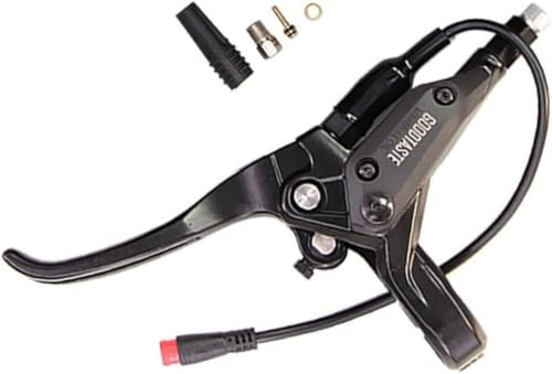 Generisch 1 Paar Hydraulischer Bremshebel, Fahrradteile, Scheibenbremse, für E-Bike-Motor, hydraulische Bremse,Elektrofahrräder Bremshebel, wasserdichter Stecker,Bremsgriff (linker)