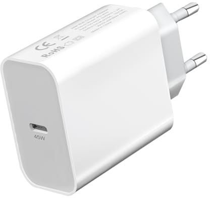 45W Chargeur USB C Rapide pour Samsung Galaxy S25 ULtra/S26 Ultra/S24 FE/S23+/A56 5G/A36 5G/A57 A26 A16 A55 A25 A35 A15 A17 A54 A53 A34 A33 S22 S21 S20 Z Fold 5 6 iPhone 15 16 Prise Adaptateur Secteur