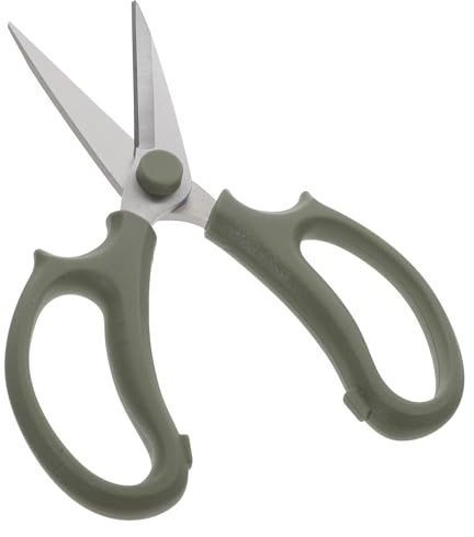 ANDRESLAD Tijeras de Podar Jardín Acero Inoxidable Ergonomicas Tijeras Florista para Cortar Ramas Flores Plantas Uso Jardinería y Floristería