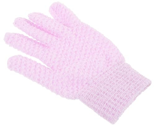 MUCKLILY Duschhandschuhe Peelinghandschuhe für Sanftes Körperpeeling Weicher Frottierstoff Reichhaltiger Schaum Modernes Design für Erwachsene Unisex