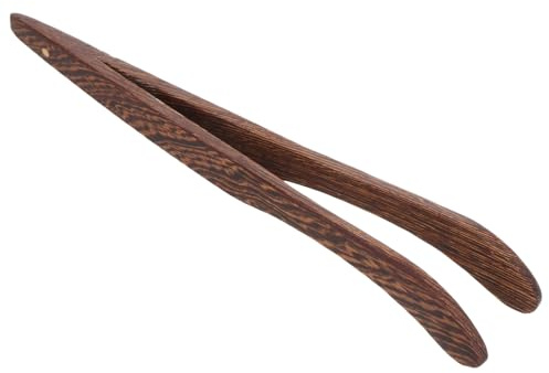 SUPVOX Pinzas de Madera para Té de Madera de Alas de Pollo Pinzas para Servir Té Kung Fu Accesorio Compacto Utensilio de Cocina Resistente y Portátil para Hogares