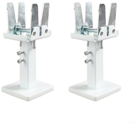 2Stück Verstellbarer Heizkörper Bodenhalter Stahl, Höhenverstellbar 14-21cm,Doppelt Befestigt für Stabilität, Stahlplattenheizkörpern für Wohnraum und Büro