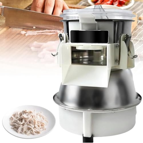 Elektrisk kycklingdokumentförstörare, strimlad kötttillverkare för hem och catering, mångsidig tandtrådsmaskin, lätt att använda, perfekt för kycklingbröst och mer