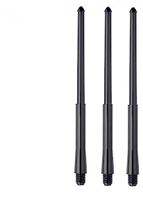 WINMAU Stealth Schwarz Intermediate Dart Stiele - 1 Satz pro Packung (insgesamt 3 Wellen)