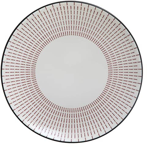 Secret de Gourmet - Juego de 6 platos llanos red line 27cm