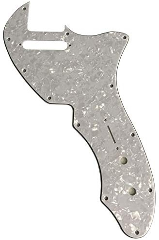 Passend für US Telecaster Thinline 69 Reissue Tele Style Gitarre Pickguard (4-lagig, White Pearl)