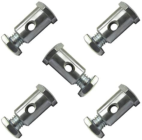 cyclingcolors Serre Câble Frein, 6.8mm x 13.5mm, Lot de 5 Argent 3701260831492